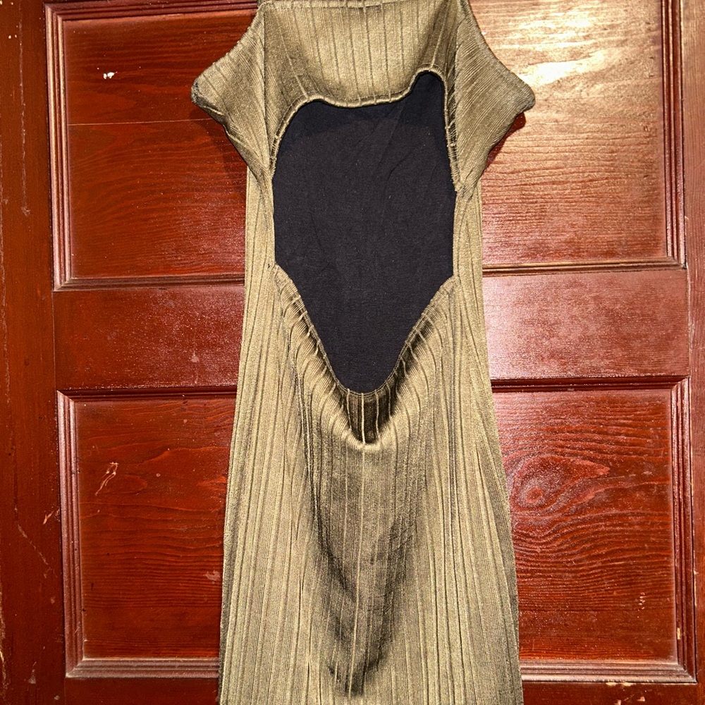 Windsor Olive Backless Dress